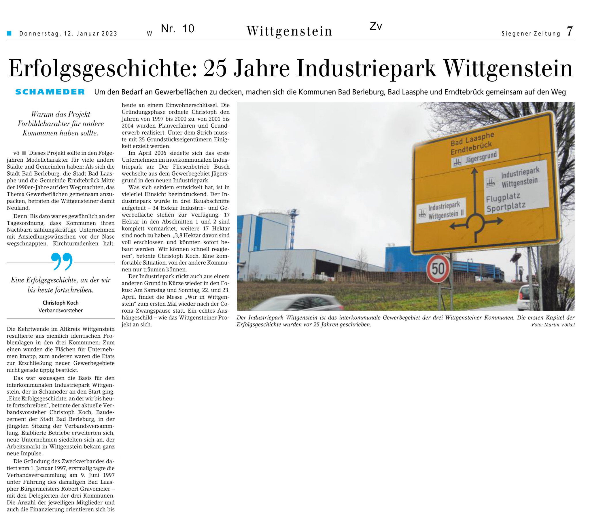 25 Jahre Industriepark Wittgenstein